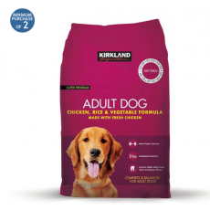 Kirkland Signature Super Premium Adult Complete Dog Food, Chicken, Rice &...