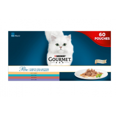 Gourmet Perle Cat Food Chefs Fish and Meat Mixed Collection, 60 x 85g