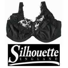 Silhouette Lingerie ‘Cascade Collection’ Black Full Cup Underwired Bra UK...