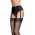 Nancies Lingerie Lycra 6 Strap Suspender / Garter Belt for Stockings (NL2)