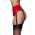 Nancies Lingerie Erotic 6 Strap PVC Suspender / Garter Belt for Stockings (NL53)