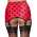 Nancies Lingerie 6 Strap Ladybird Girdle Polka Dot Shapewear for Nylons (NLlbg)