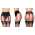 Nancies Lingerie Erotic 6 Strap PVC Suspender / Garter Belt for Stockings (NL53)