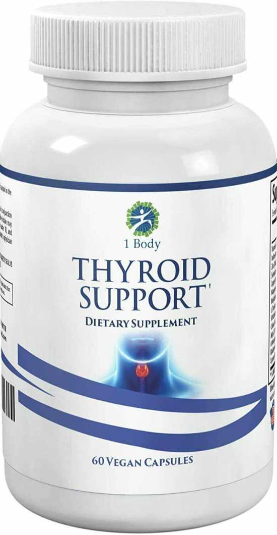 Thyroid Support Supplement with Iodine - Metabolism, Energy & Focus Formula