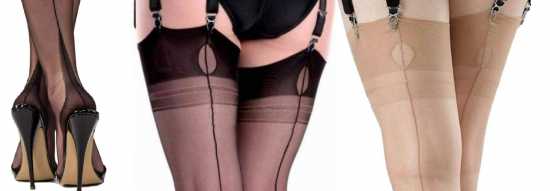 Fully Fashioned Point Heel Stockings (FFP)