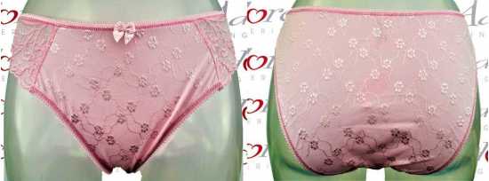 Adore Lingerie [ UK SIZE 16-18 ] 'Trellis' Pink Everyday Briefs In Floral...