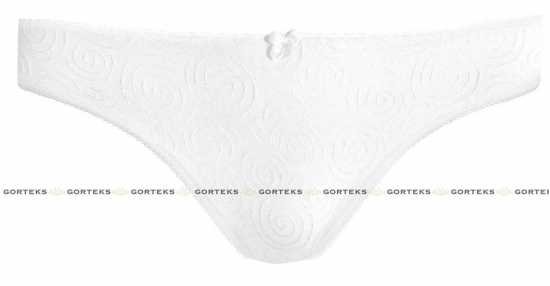 'Gorteks Lingerie' G058 White Everyday Knickers (UK Size 10)