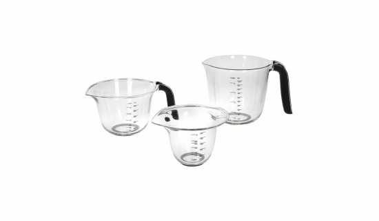 KitchenAid Set of 3 Measuring Jugs - Black