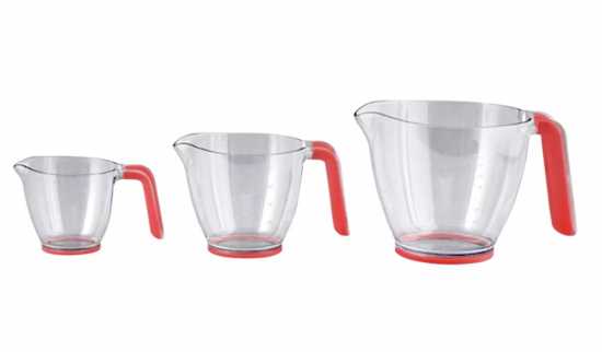 Argos Home Set of 3 Measuring Jugs