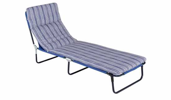 Argos Home Sun Lounger Cushion - Coastal Stripe