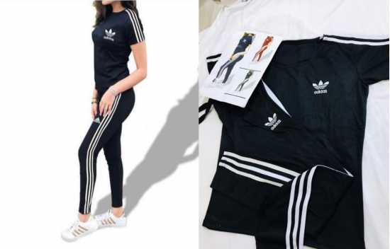 * New Summer Collection *  Adidas womens 2 pcs Suit !! #gymwear #casualwear...