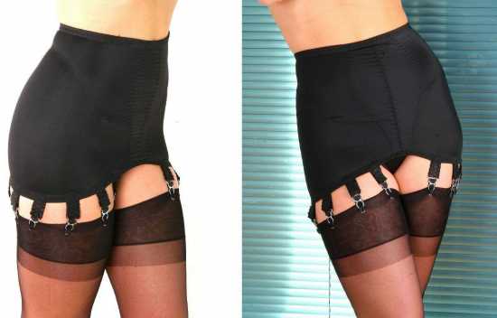 Nancies Lingerie 10 Strap Shapewear Girdle with Garters for Stockings (NLg10)