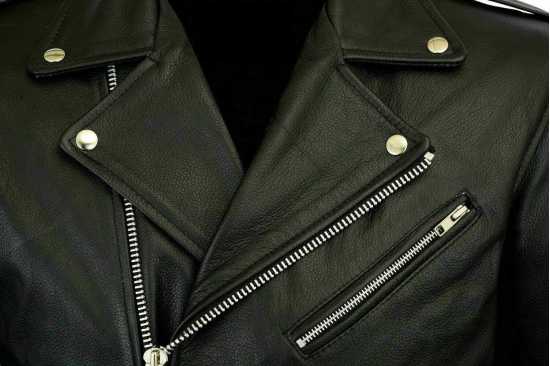 Leather Brando Motorbike Jacket Marlon Biker Motorcycle Perfecto Leather Jacket