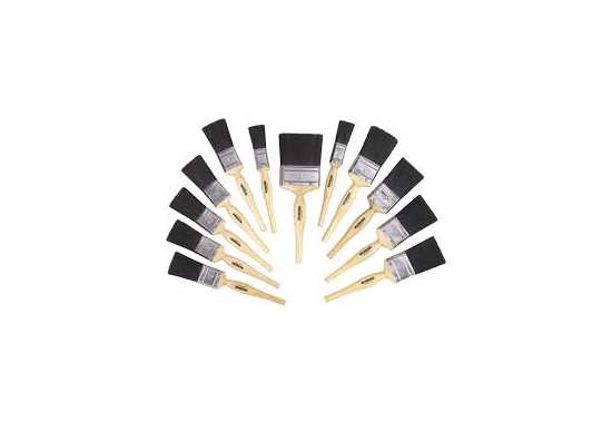 12 PCS HARRIS T CLASS CONTRACTOR DECORATING PAINT BRUSH PAINTERS DOZEN SET 89200