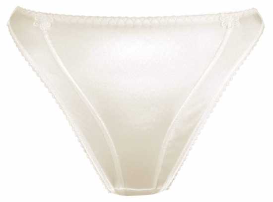 Silhouette Lingerie ‘Sirena Collection’ Pearl Satin Thong Style Knickers (...