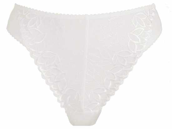 Silhouette Lingerie 'Fresco Collection' White Cotton Brief Knickers with...