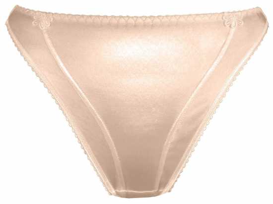 Silhouette Lingerie ‘Sirena Collection’ Caramel Satin Thong Style Knickers (...