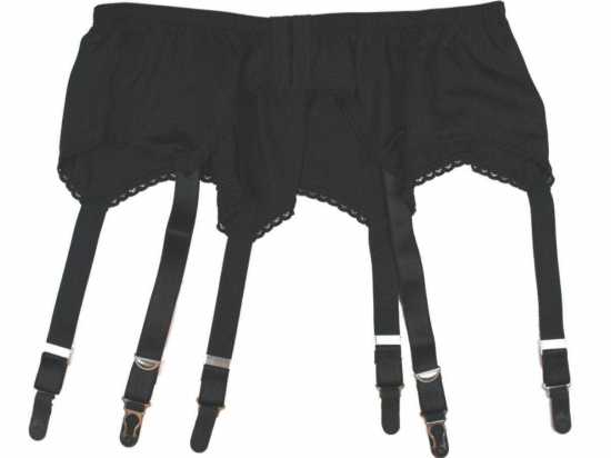 Nancies Lingerie Lycra 6 Strap Suspender / Garter Belt for Stockings (NL2)