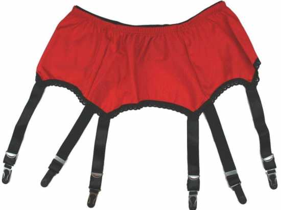 Nancies Lingerie Lycra 6 Strap Suspender / Garter Belt for Stockings (NL2)