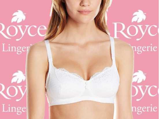 Royce Lingerie [ UK SIZE 40DD ] Women's Caress Olivia Bilateral Pocketed...