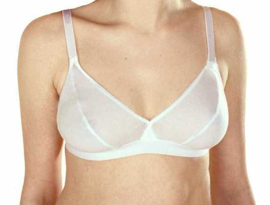 Silhouette Lingerie ‘La Chica Collection’ Girls White 'Crop Top' Bra ( LC2 )