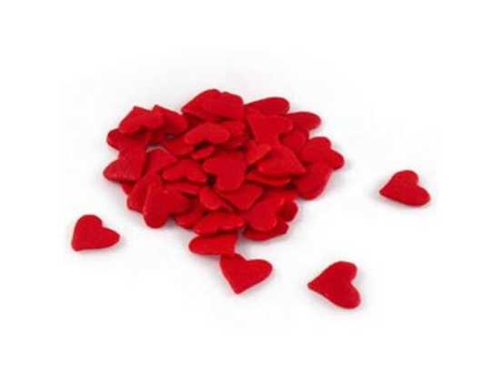 Edible Red heart for cake sprinkles  For cakes cup cakes and desserts...