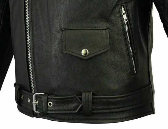 Leather Brando Motorbike Jacket Marlon Biker Motorcycle Perfecto Leather Jacket