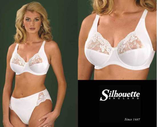 Silhouette Lingerie 'Euphoria Collection' White Full Cup Underwired Bra with...