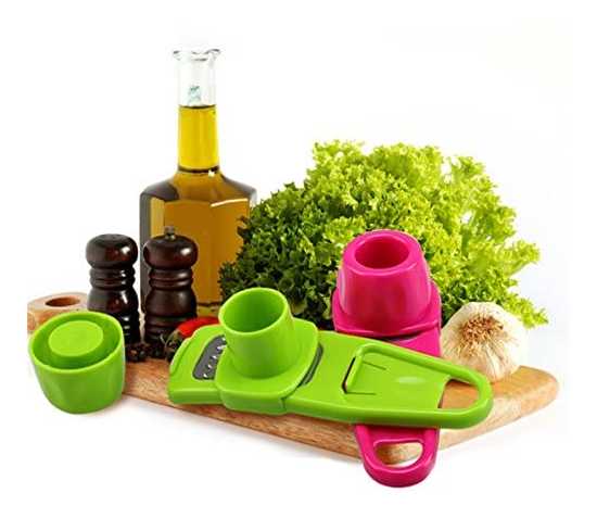 [Best] Multi Functional Ginger Garlic Grinding Grater Planer Slicer Mini...