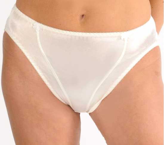 Silhouette Lingerie ‘Sirena Collection’ Pearl Satin Brief Style Knickers (...