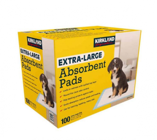 Kirkland Signature Extra-Large Absorbent Pads, 100 pack