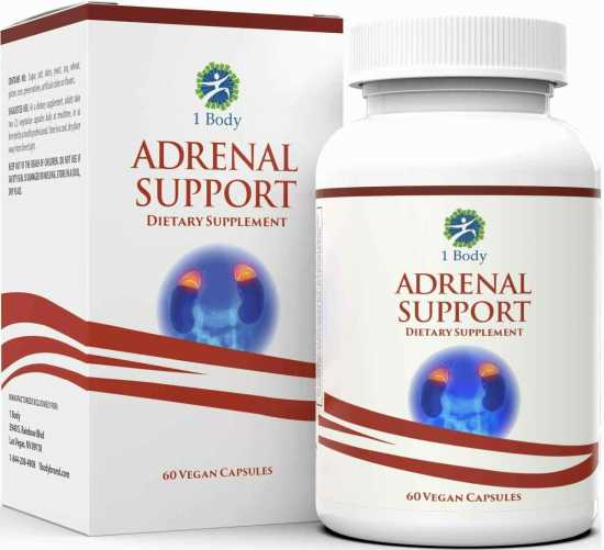 2x Adrenal Support - (Vegetarian) - A Complex Formula containing Vitamin B12, B5