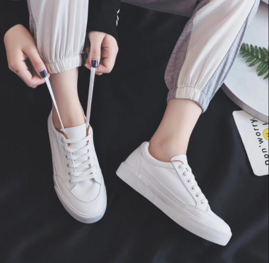 Women Sneakers Leather Shoes