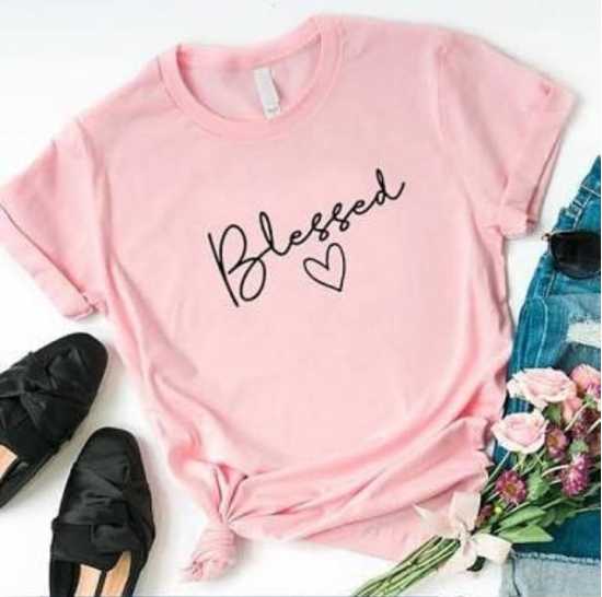 SUMMER COLLECTION blessed printed shirt for women soft trendy comfortable