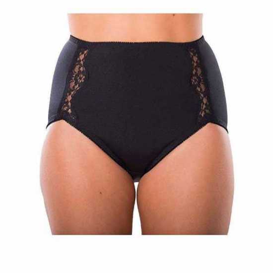 Guy de France Black Elastic Supporting Girdle Brief (838)