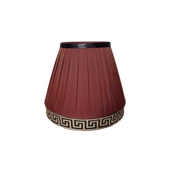 Platted Table Lamp Shade 12 inches Diameter Bed and Bottom Lining Drawing...