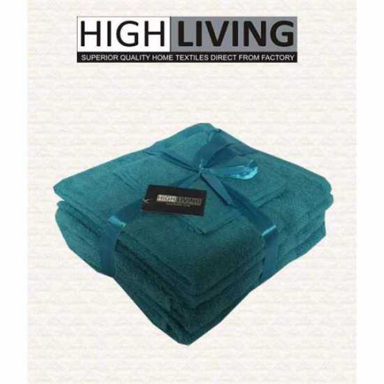 Highliving Supreme 100% Egyptian Cotton 500gsm 6 Piece Towel Set