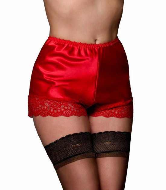 Nancies Lingerie Luxury Satin French Cami Knickers with Swiss Lace (NLcami)