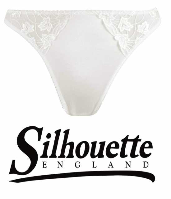 Silhouette Lingerie ‘Cascade Collection’ White Floral Lace Thong (3100w)