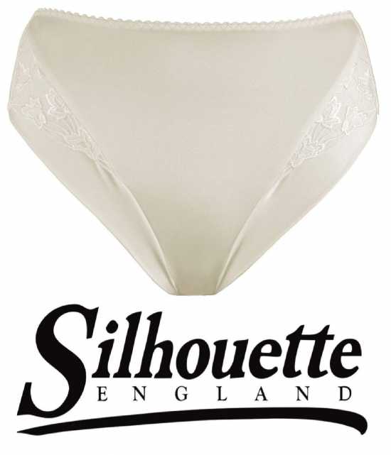 Silhouette Lingerie ‘Cascade Collection’ Pearl Shiny Satin Brief (3103pe)