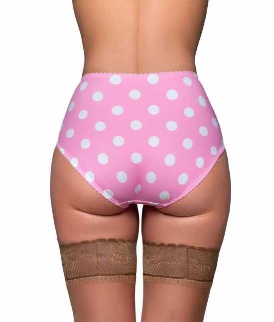 Nancies Lingerie 'Ladybird' Retro Style Polka Dot Lycra Comfort Briefs (NLdbsk)