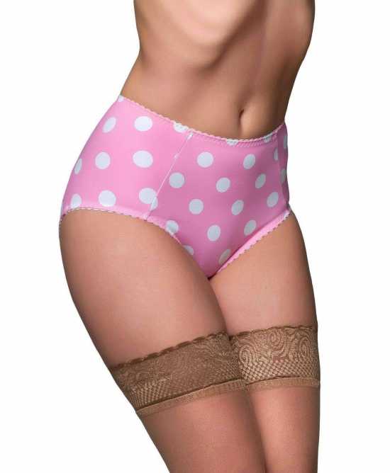 Nancies Lingerie 'Ladybird' Retro Style Polka Dot Lycra Comfort Briefs (NLdbsk)