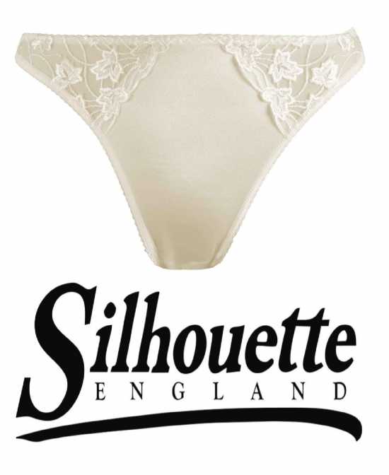 Silhouette Lingerie ‘Cascade Collection’ Pearl Floral Lace Thong (3100pe)