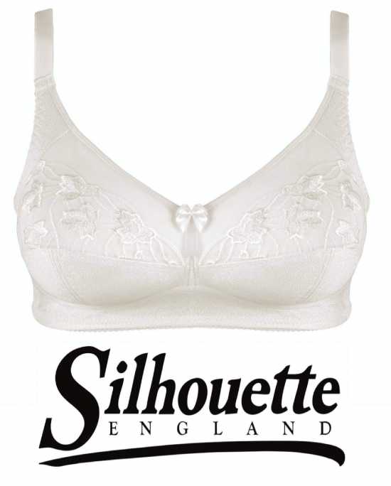 Silhouette Lingerie ‘Cascade Collection’ Pearl Non-Wired Soft Cup Bra UK...