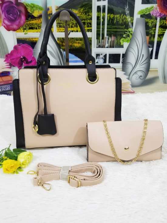 LV High Quality Hand Bag 2 Pcs Set handbag and clutch