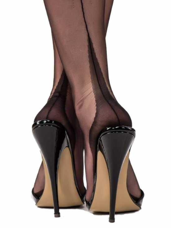 Fully Fashioned Point Heel Stockings (FFP)