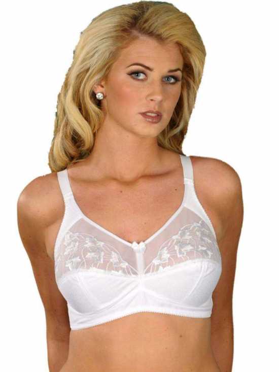 Silhouette Lingerie ‘Cascade Collection’ White Non-Wired Soft Cup Bra UK...