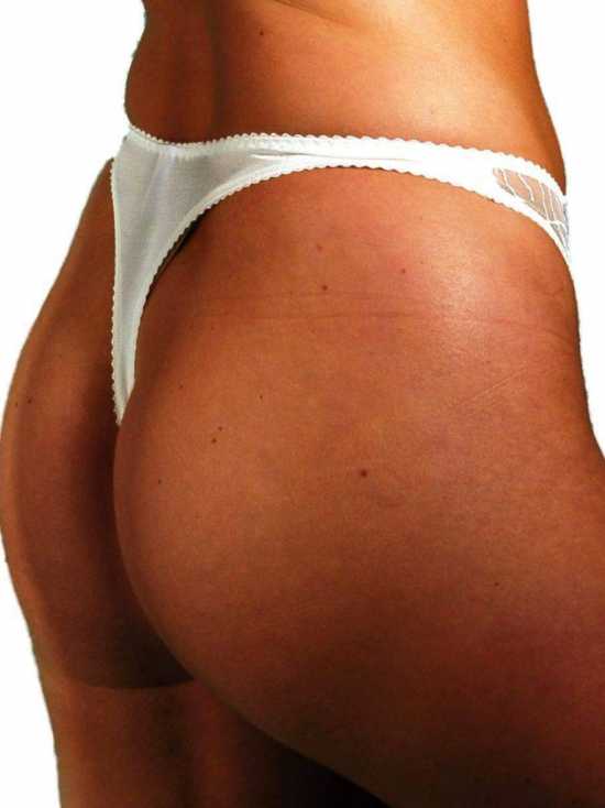 Silhouette Lingerie ‘Cascade Collection’ White Floral Lace Thong (3100w)