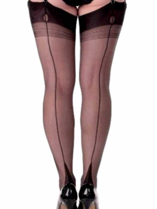 Fully Fashioned Point Heel Stockings (FFP)