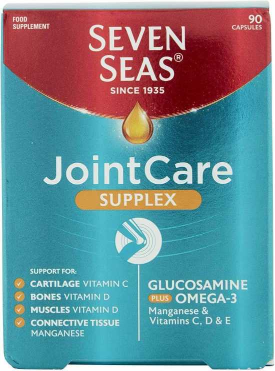 Seas JointCare Supplex with Glucosamine plus Omega-3, 90 Capsules